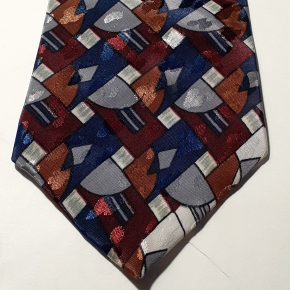 Prince Bellini Italian Styled Abstract Necktie - Picture 2 of 5